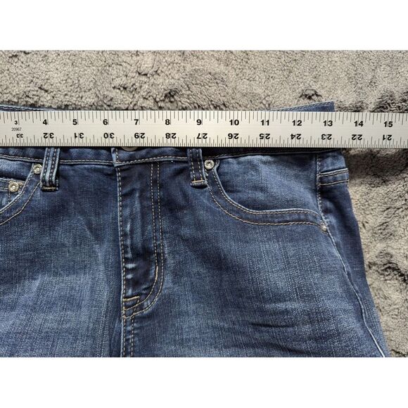 Grace In LA High Waist Skinny Jeans Women's Size 26 Medium Wash - Picture 6 of 13